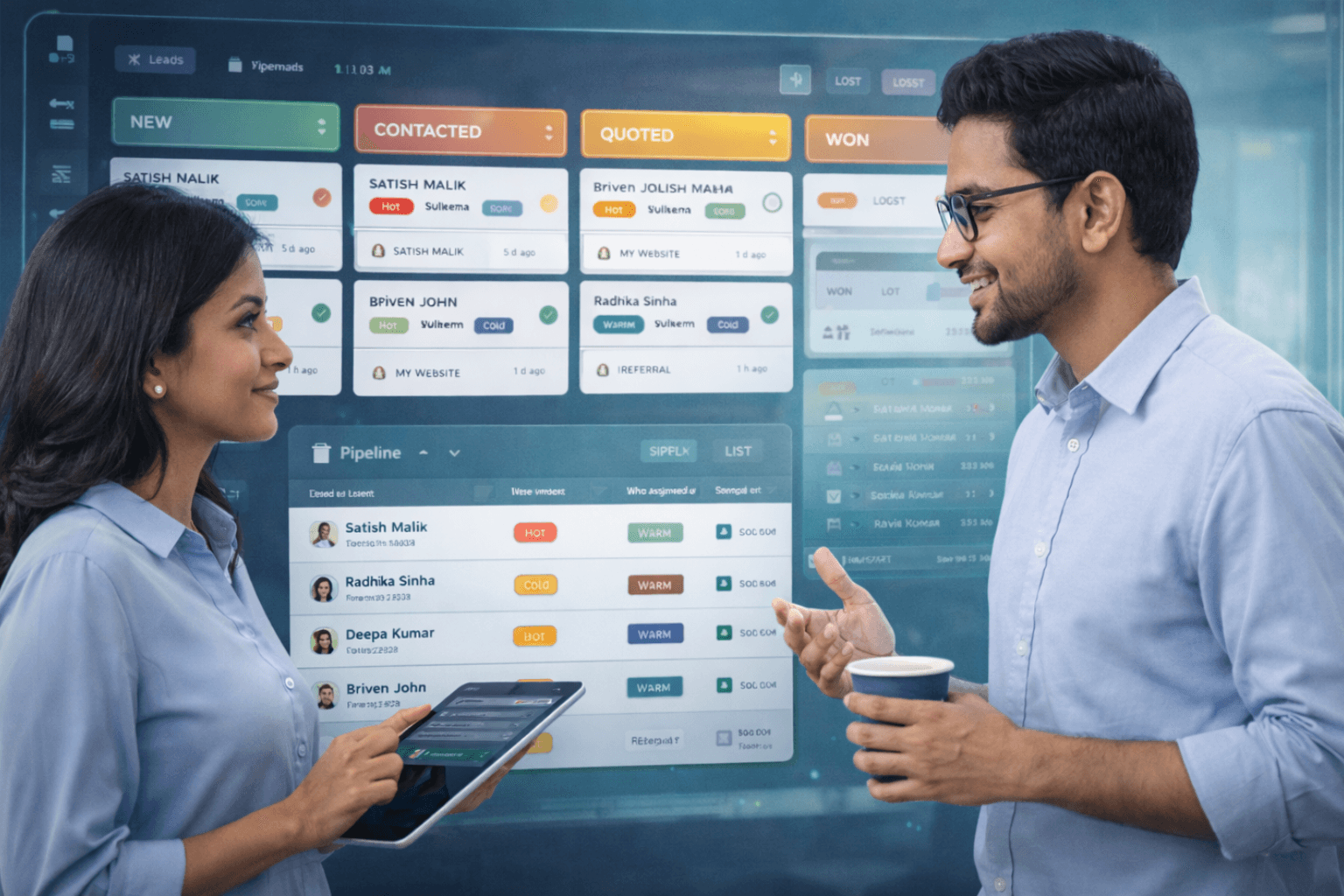 Visualize your sales. Move leads faster.