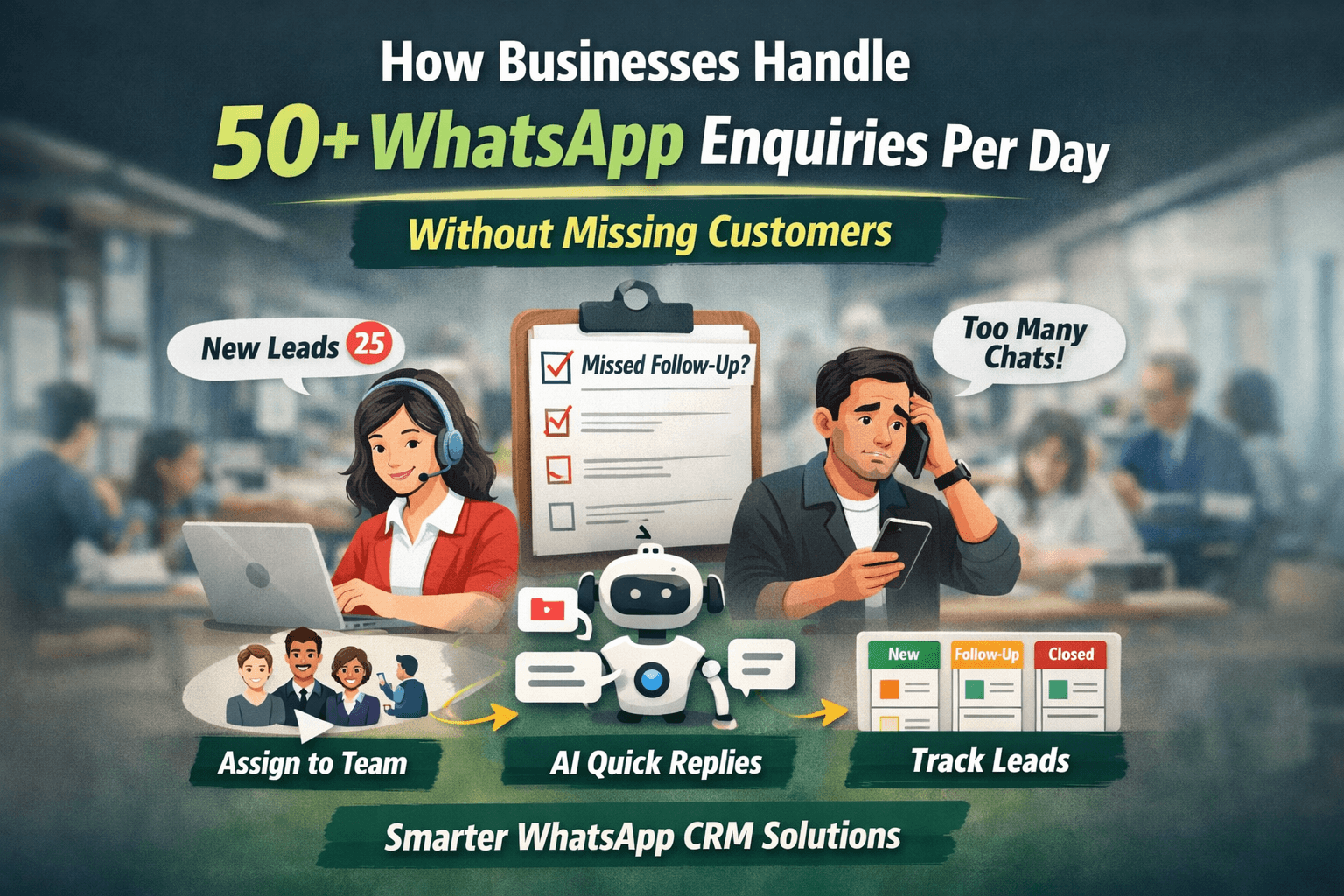 How Businesses Handle 50+ WhatsApp Enquiries Per Day Without Missing Customers