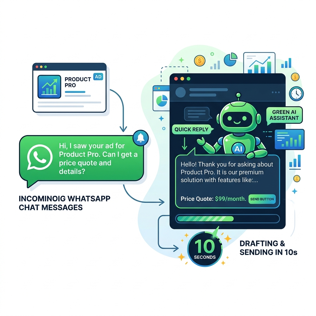 LeadBuddie dashboard — shared WhatsApp inbox + lead pipeline